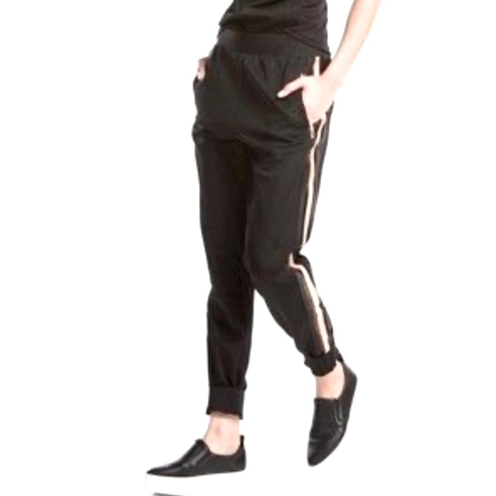 Lime & Vine Ira Jogger In Black & Rose Gold XS Like New Condition
